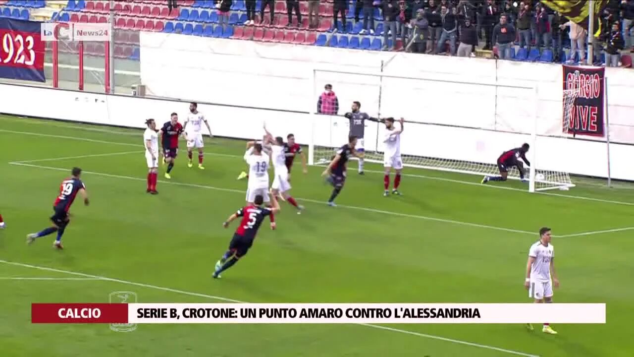 Serie B, Crotone: un punto amaro contro l'Alessandria