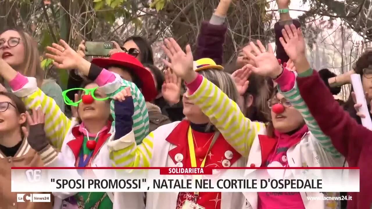 "Sposi promossi", Natale nel cortile d'ospedale