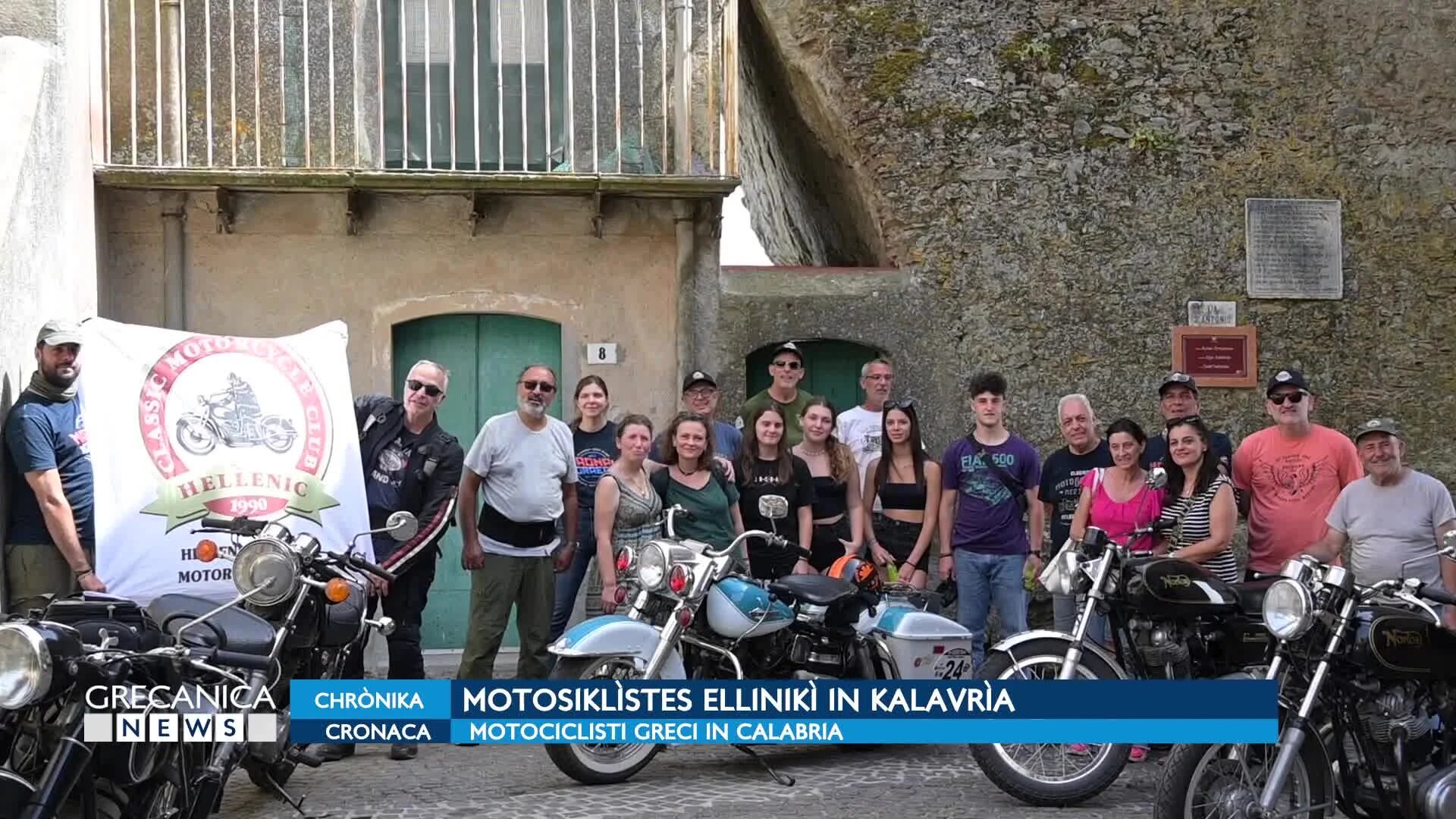 Grecanica News - Motociclisti greci a Bova