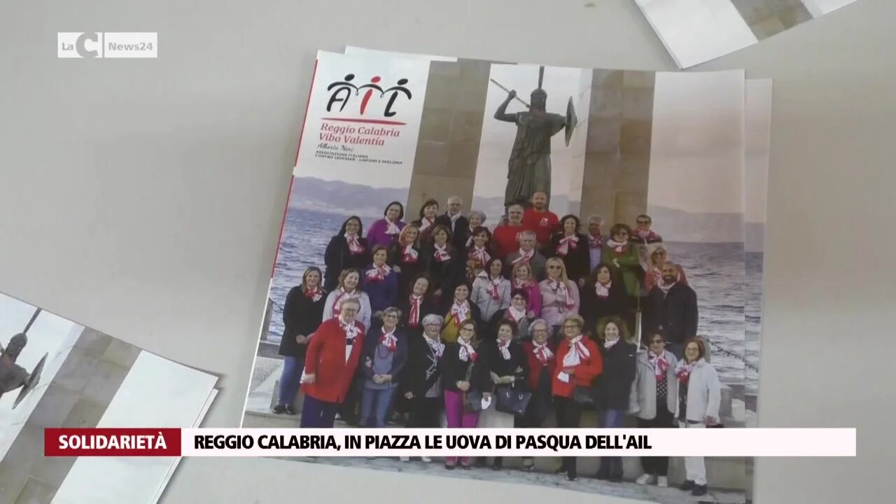 Reggio Calabria, in piazza le uova di Pasqua dell'Ail