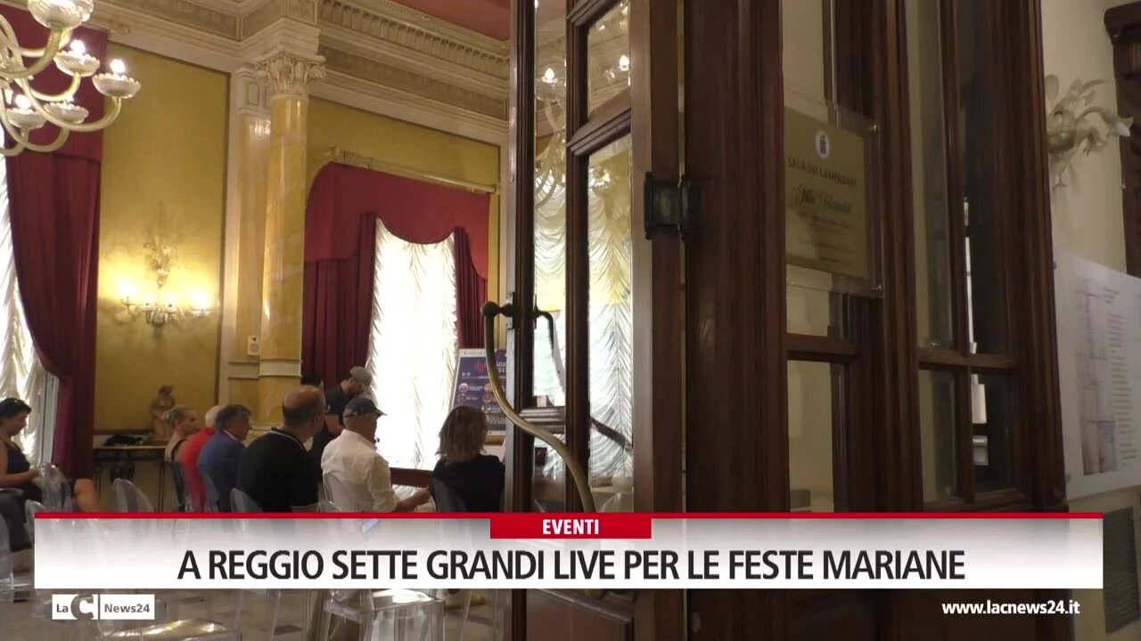 A Reggio sette grandi live per le feste mariane