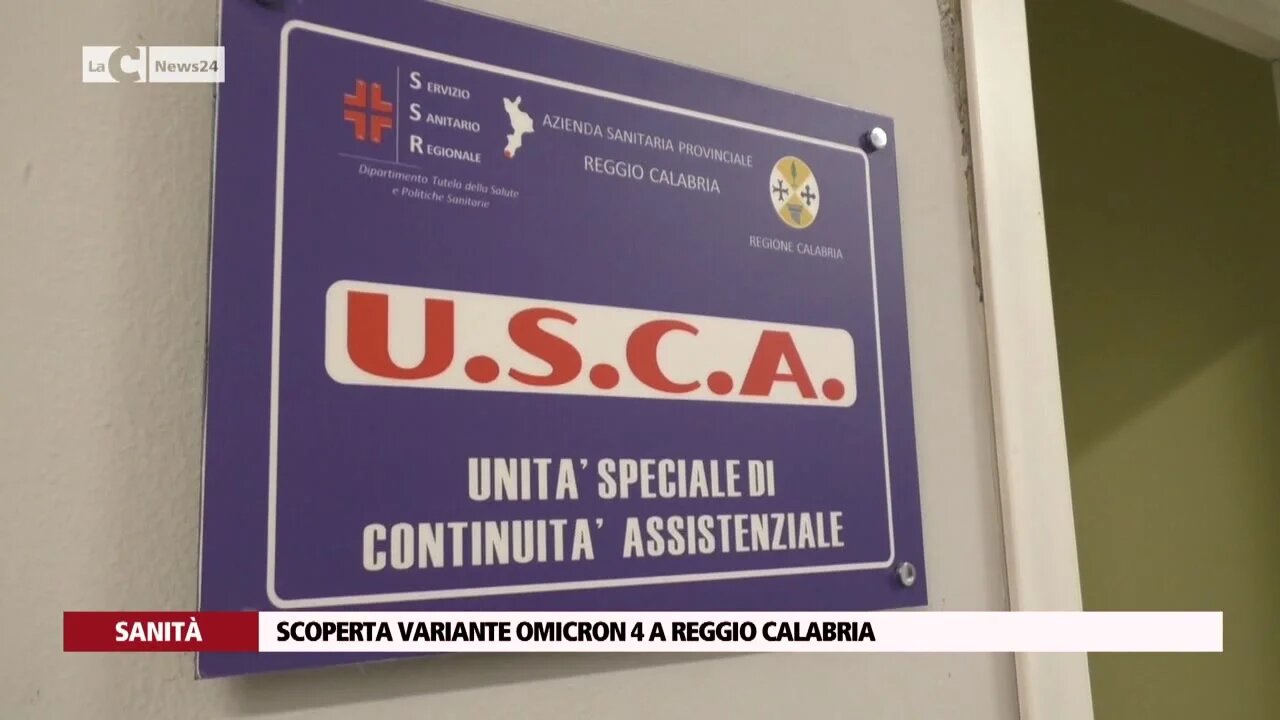 Scoperta variante Omicron 4 a Reggio Calabria