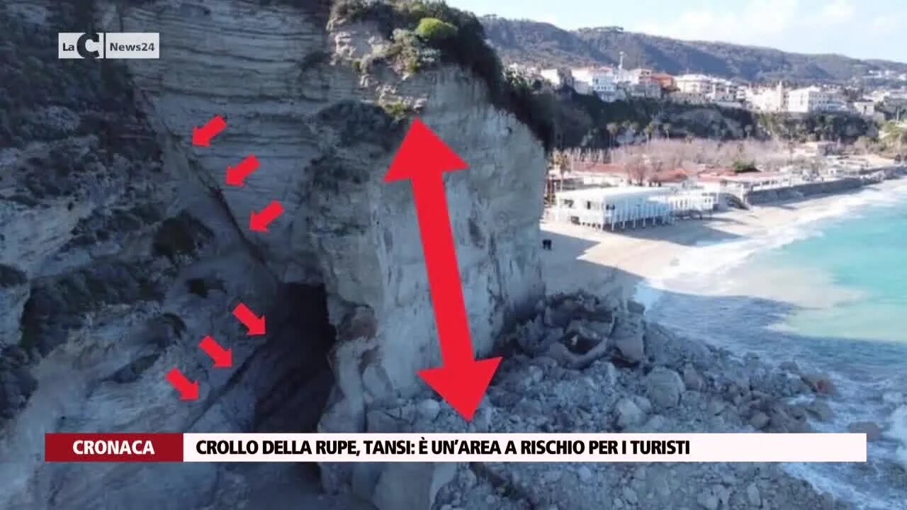 Crollo della rupe, Tansi: è un’area a rischio per i turisti