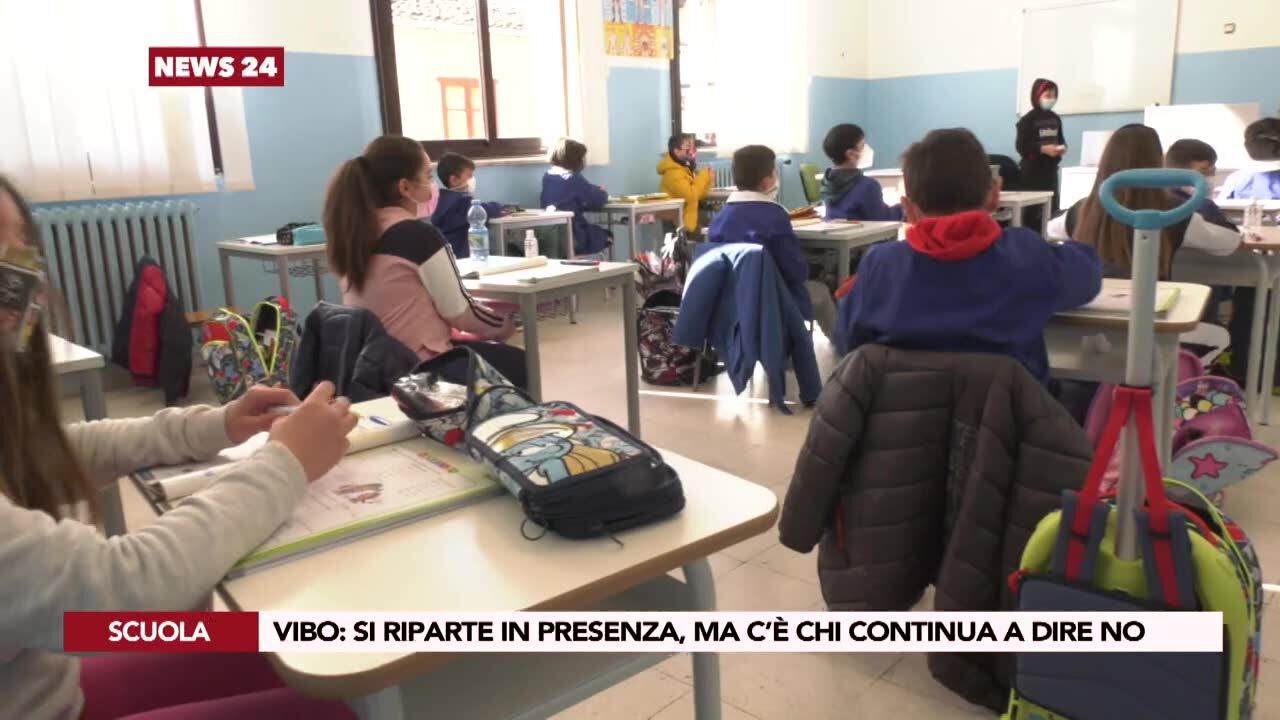 Scuola Vibo Valentia: si riparte in presenza, ma c’è chi continua a dire no
