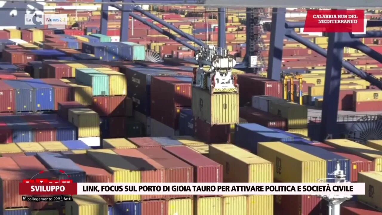 Link, focus sul porto di Gioia Tauro per attivare politica e società civile