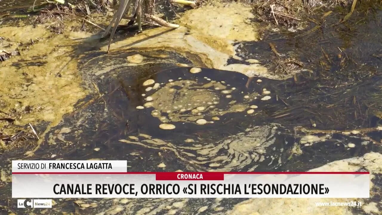 Canale Revoce a Scalea, Orrico: «Si rischia l’esondazione»