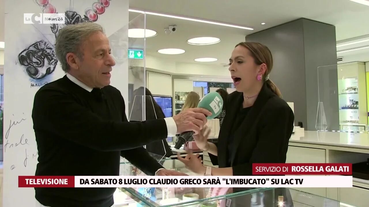Da sabato 8 luglio Claudio Greco sarà "L'imbucato" su LaC Tv