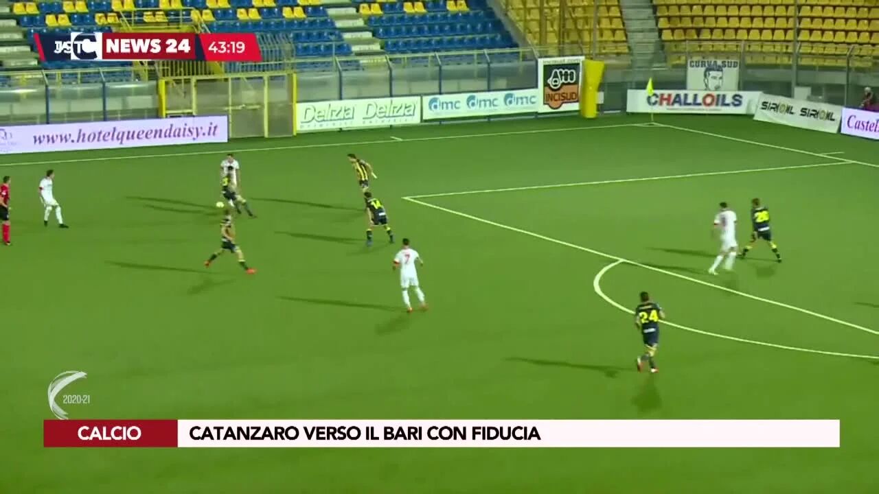 Catanzaro verso il Bari con fiducia