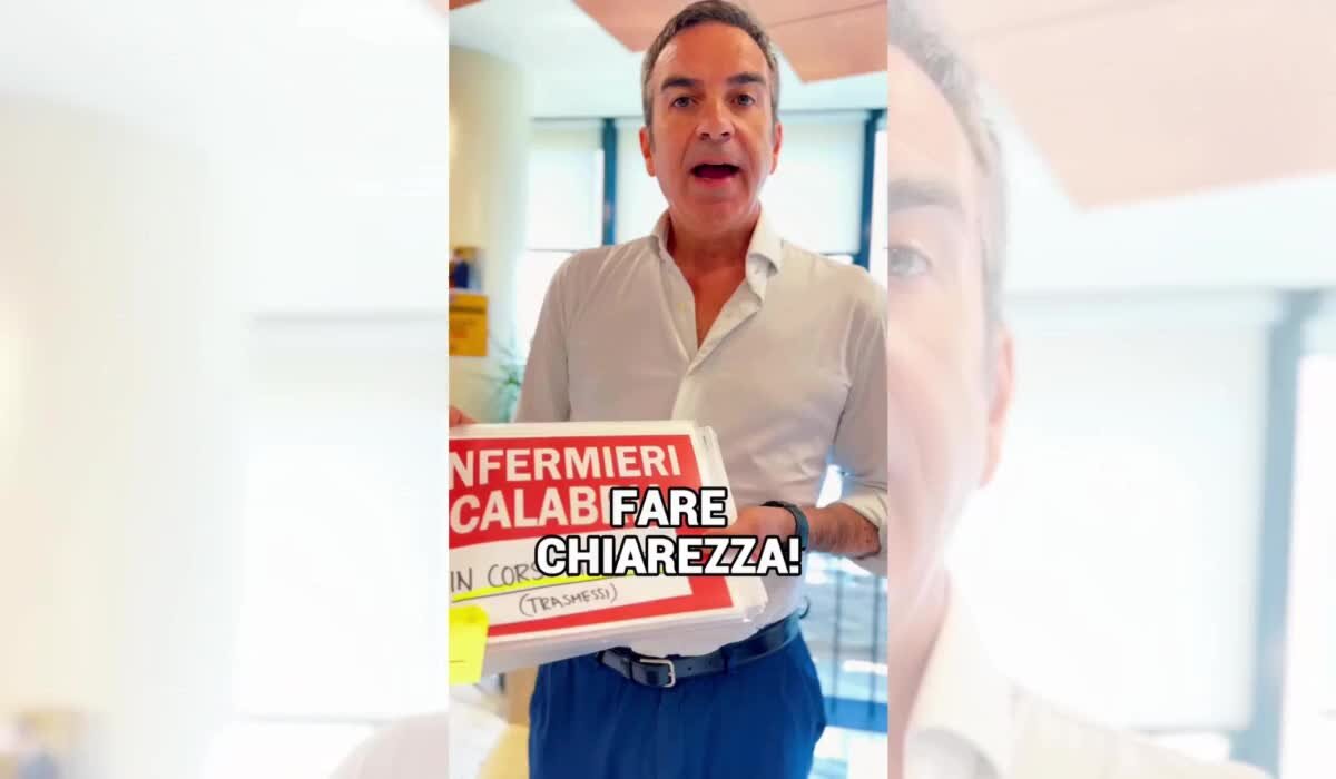 Occhiuto denuncia: «Mille infermieri pagati ma inidonei. Intollerabile» | VIDEO