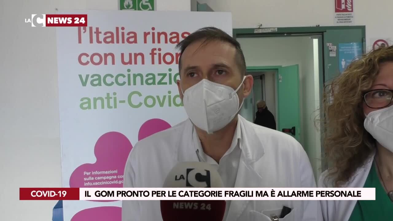 Il  Gom pronto per le categorie fragili ma è allarme personale
