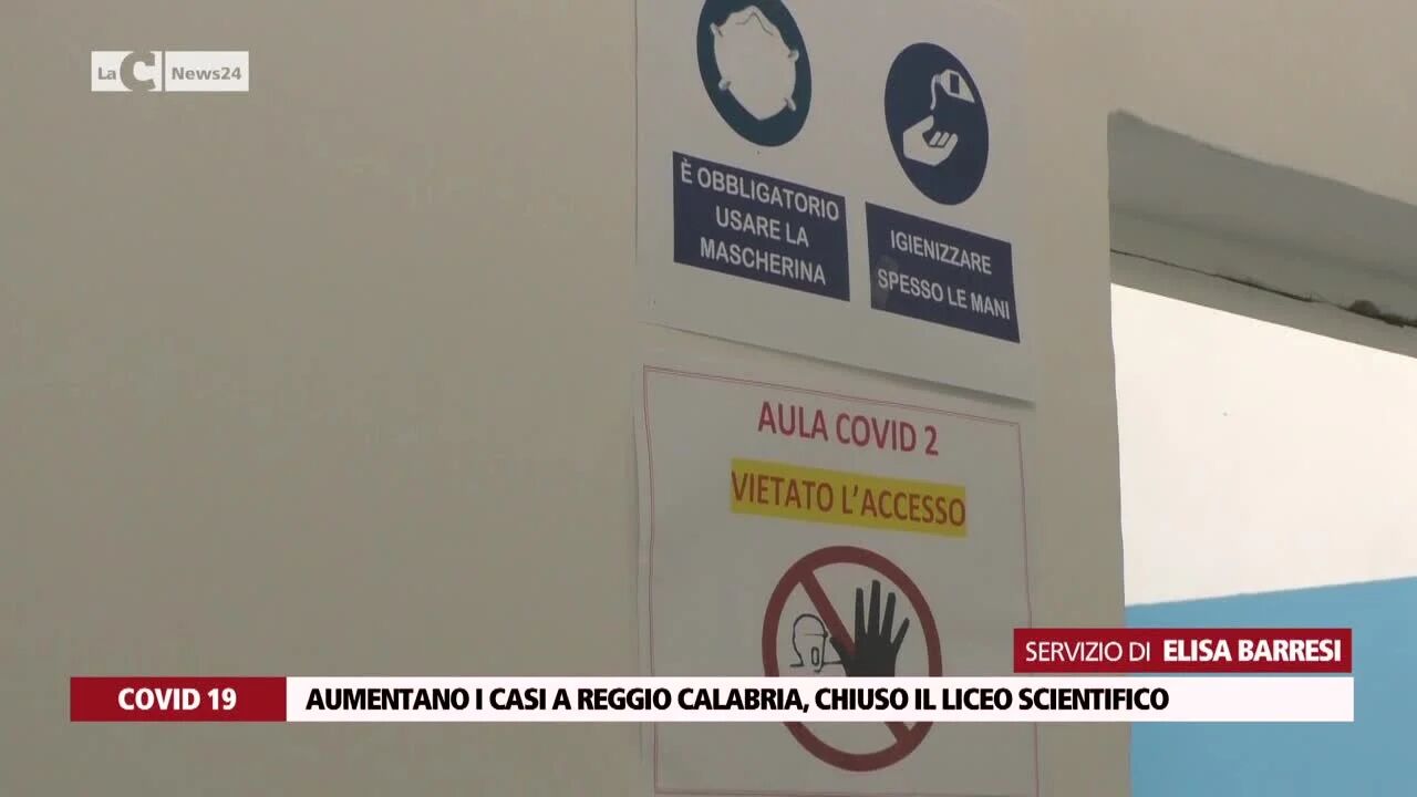 Aumentano i casi a Reggio Calabria, chiuso il liceo scientifico