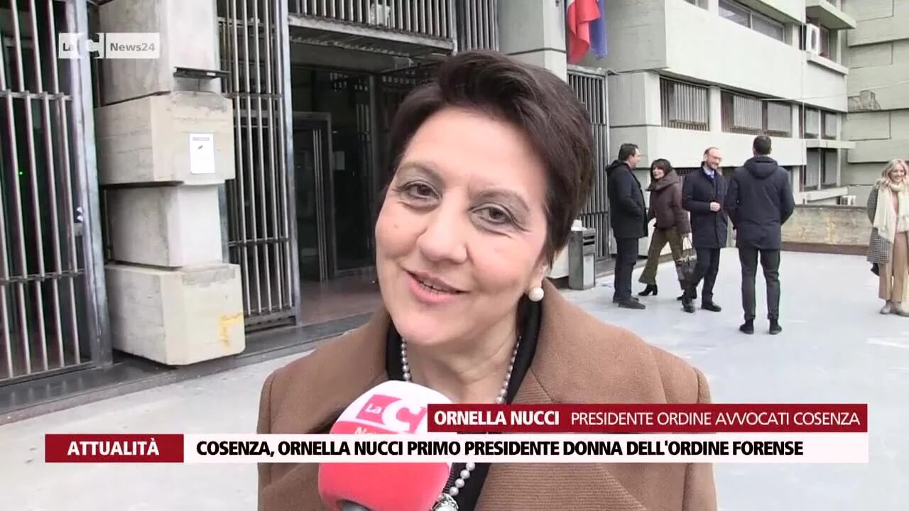 Cosenza, Ornella Nucci primo presidente donna dell'ordine forense
