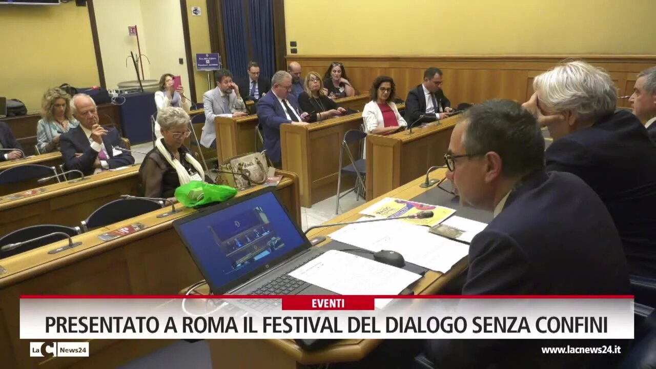 Presentato a Roma il festival del dialogo senza confini