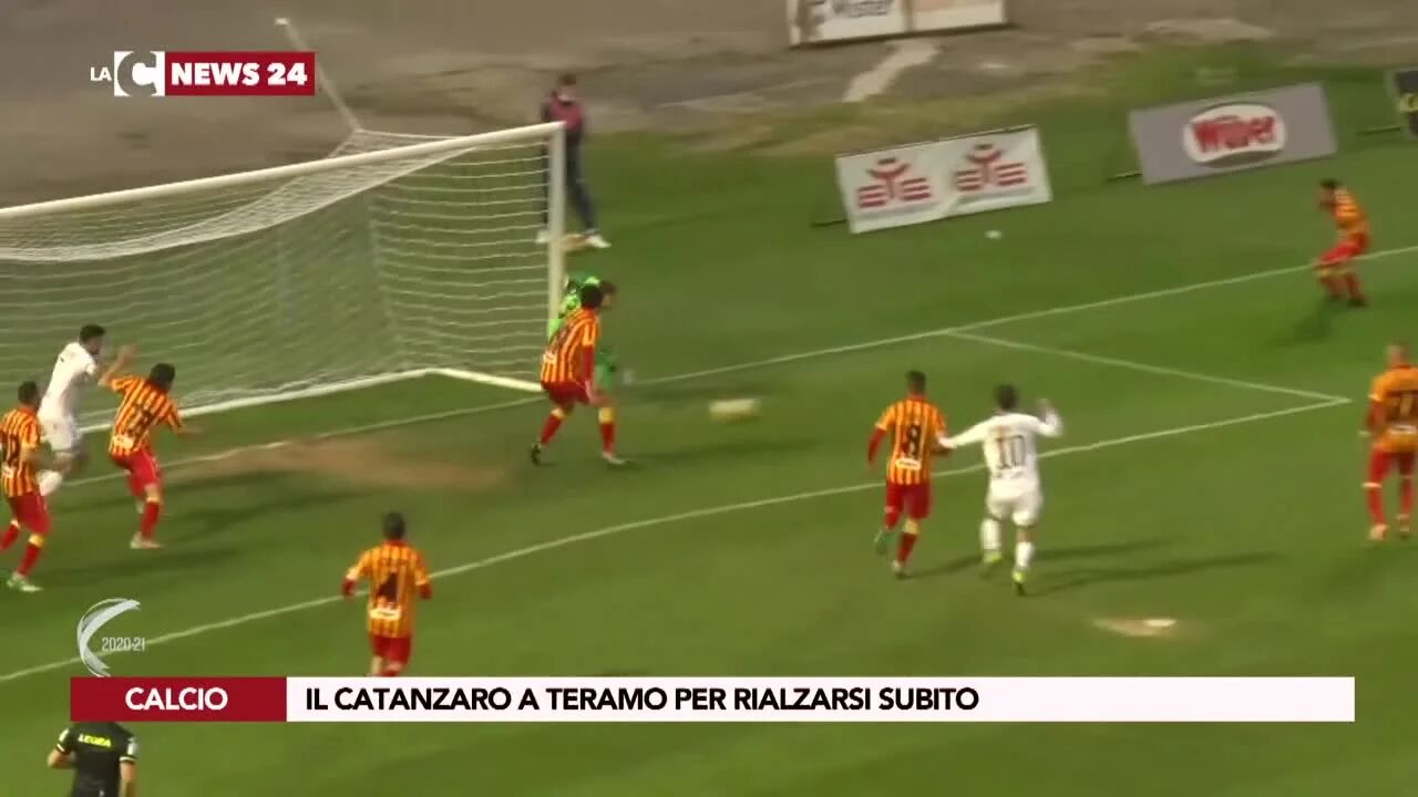 Il Catanzaro a Teramo per rialzarsi subito