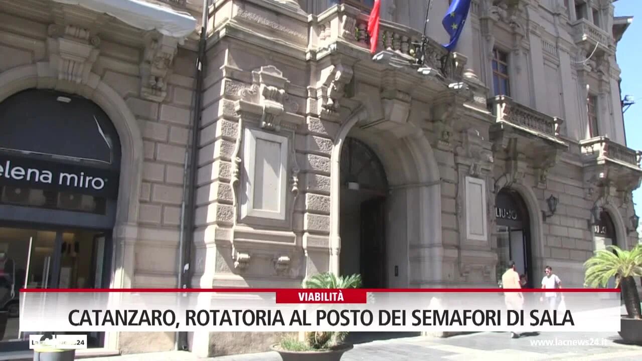 Catanzaro, rotatoria al posto dei semafori di Sala