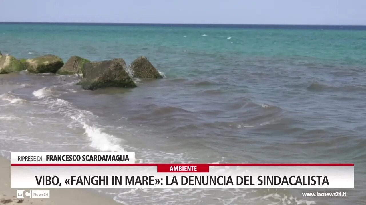 Vibo, «Fanghi in mare»: la denuncia del sindacalista