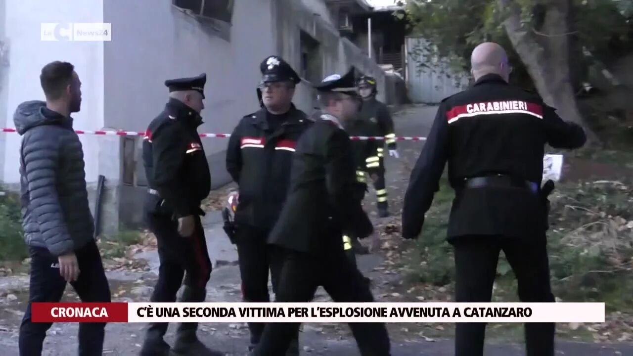 C’è una seconda vittima per l’esplosione avvenuta a Catanzaro
