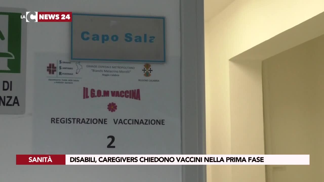 Disabili, caregivers chiedono vaccini nella prima fase