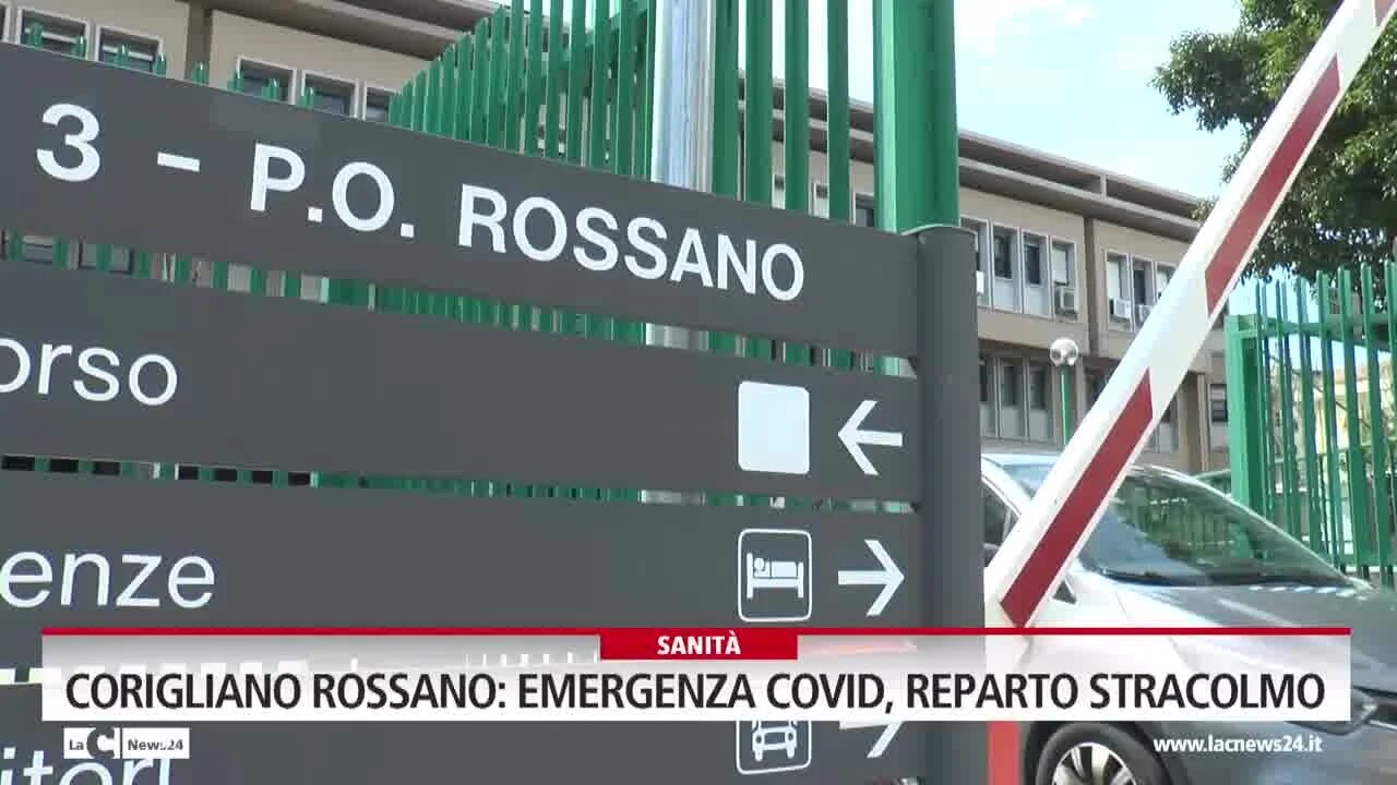 Corigliano Rossano emergenza Covid, reparto stracolmo