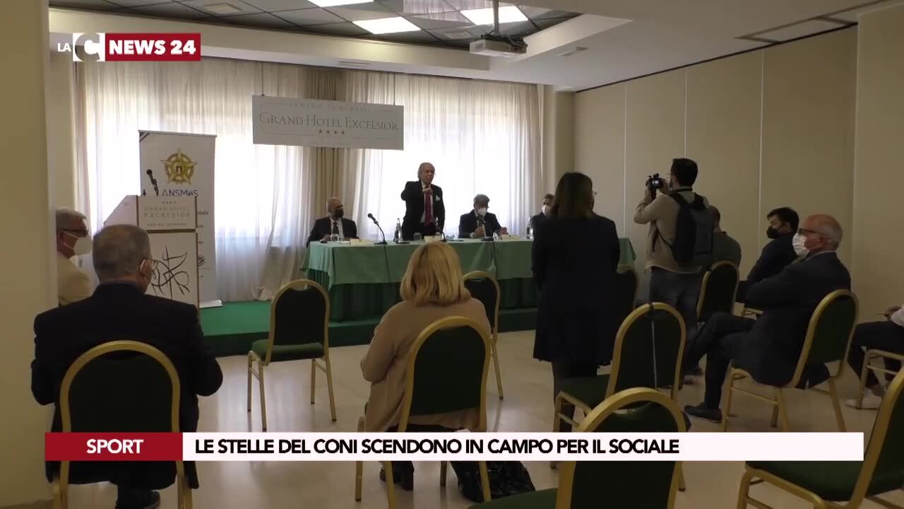 Le stelle del Coni scendono in campo per il sociale