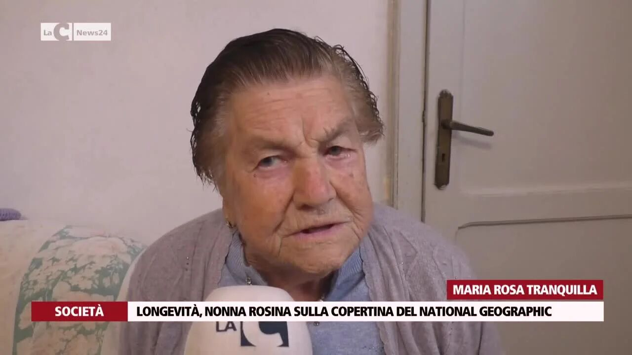 Longevità, nonna Rosina sulla copertina del National geographic
