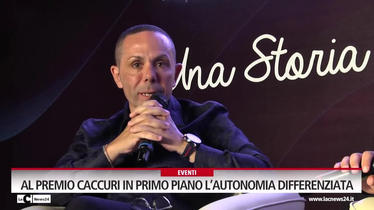 Al premio Caccuri in primo piano l’autonomia differenziata