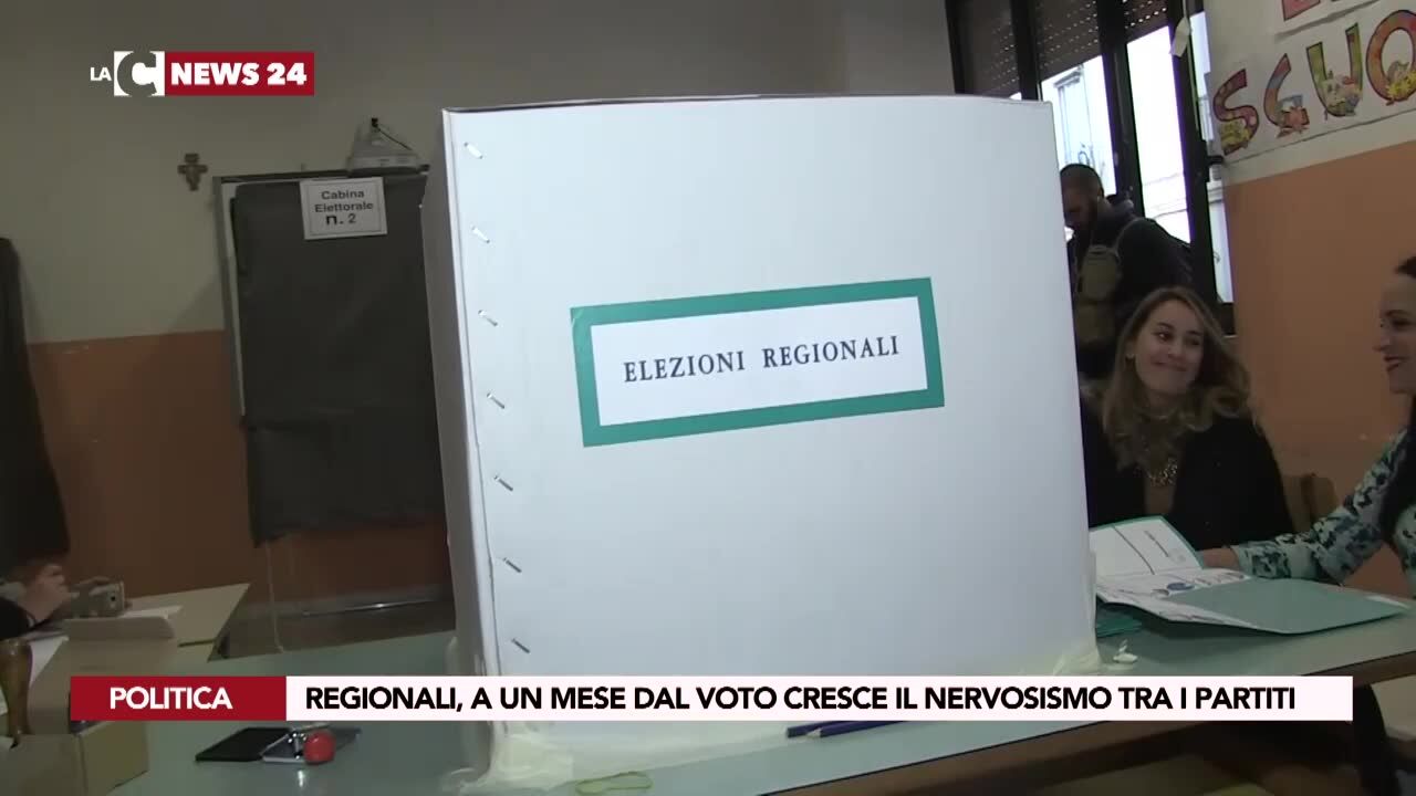 Regionali, a un mese dal voto cresce il nervosismo tra i partiti