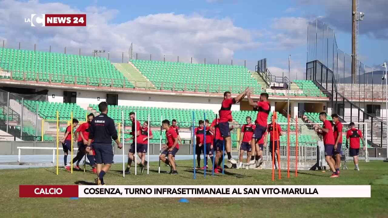 Cosenza, turno infrasettimanale al San Vito-Marulla
