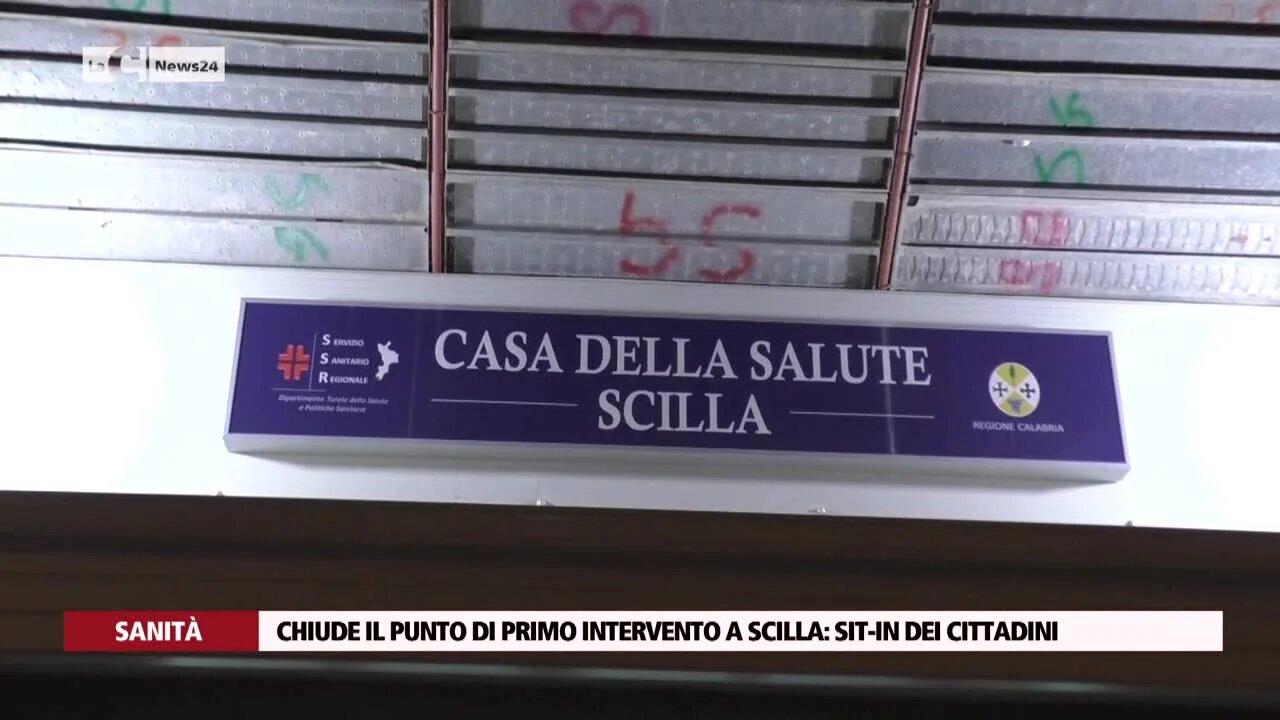 Chiude il punto di primo intervento a Scilla: sit-in dei cittadini