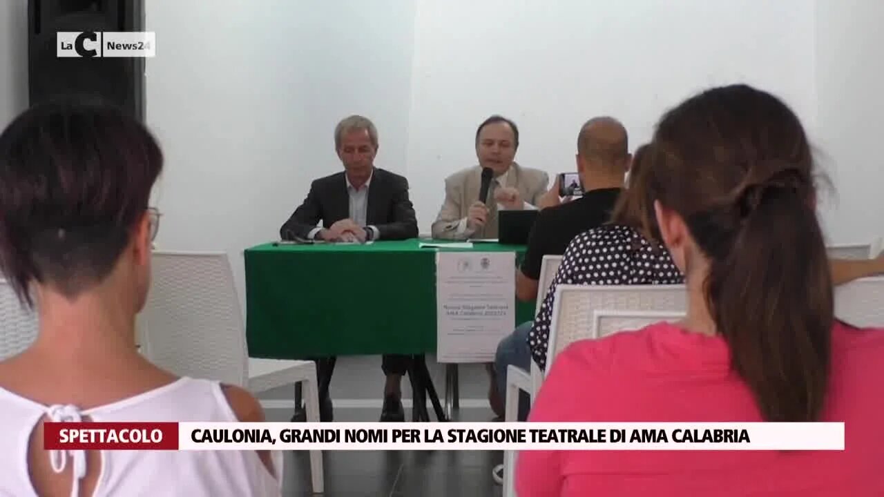 Caulonia, grandi nomi per la stagione teatrale di Ama Calabria