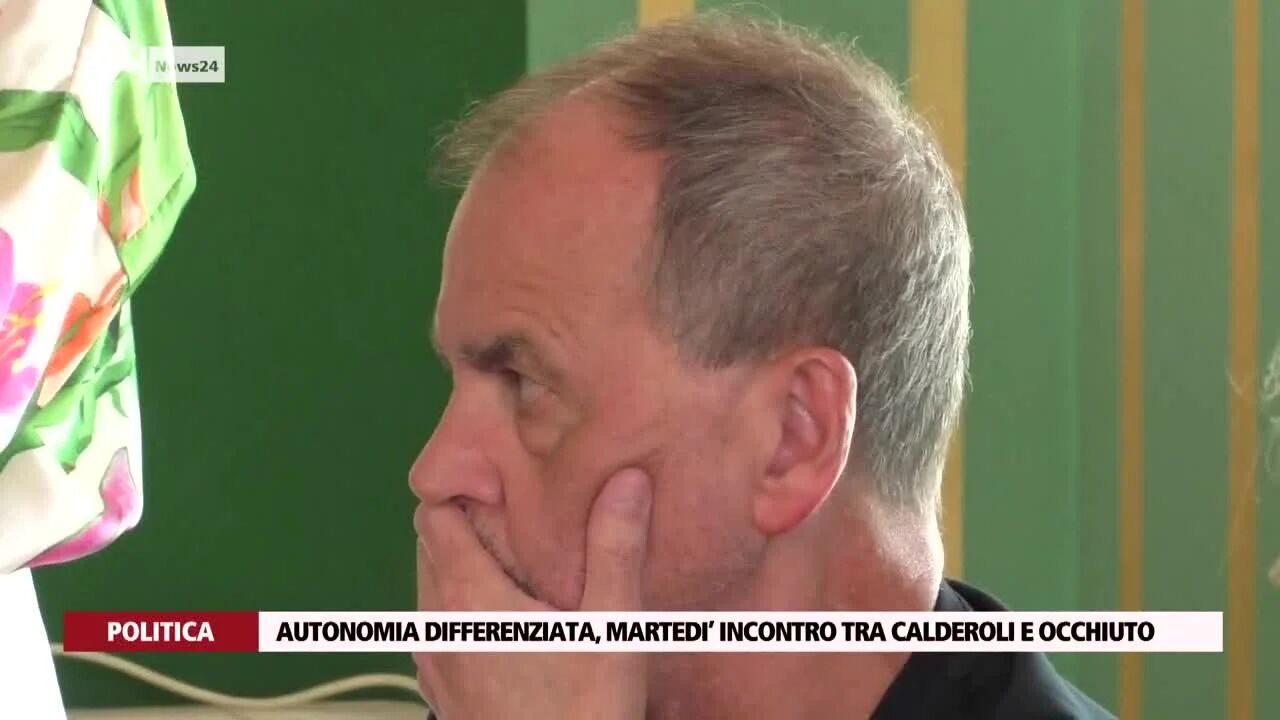 Autonomia differenziata, martedi’ incontro tra Calderoli e Occhiuto