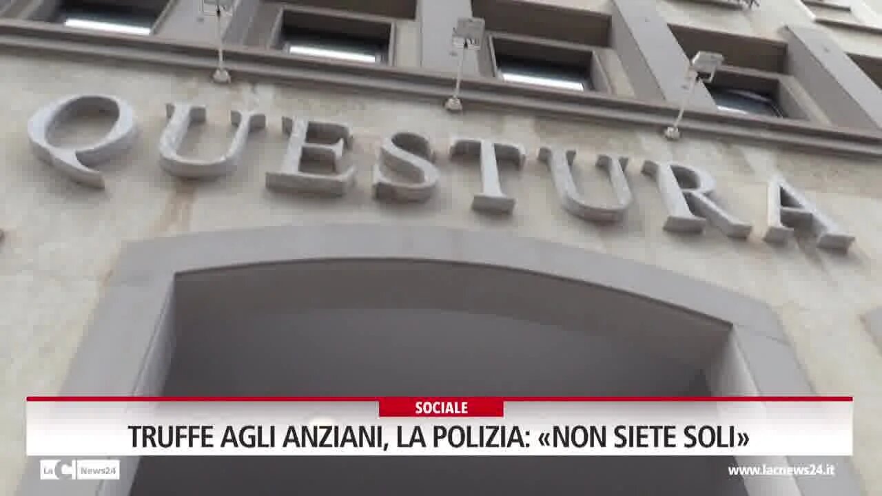 Truffe agli anziani, la polizia: «Non siete soli»