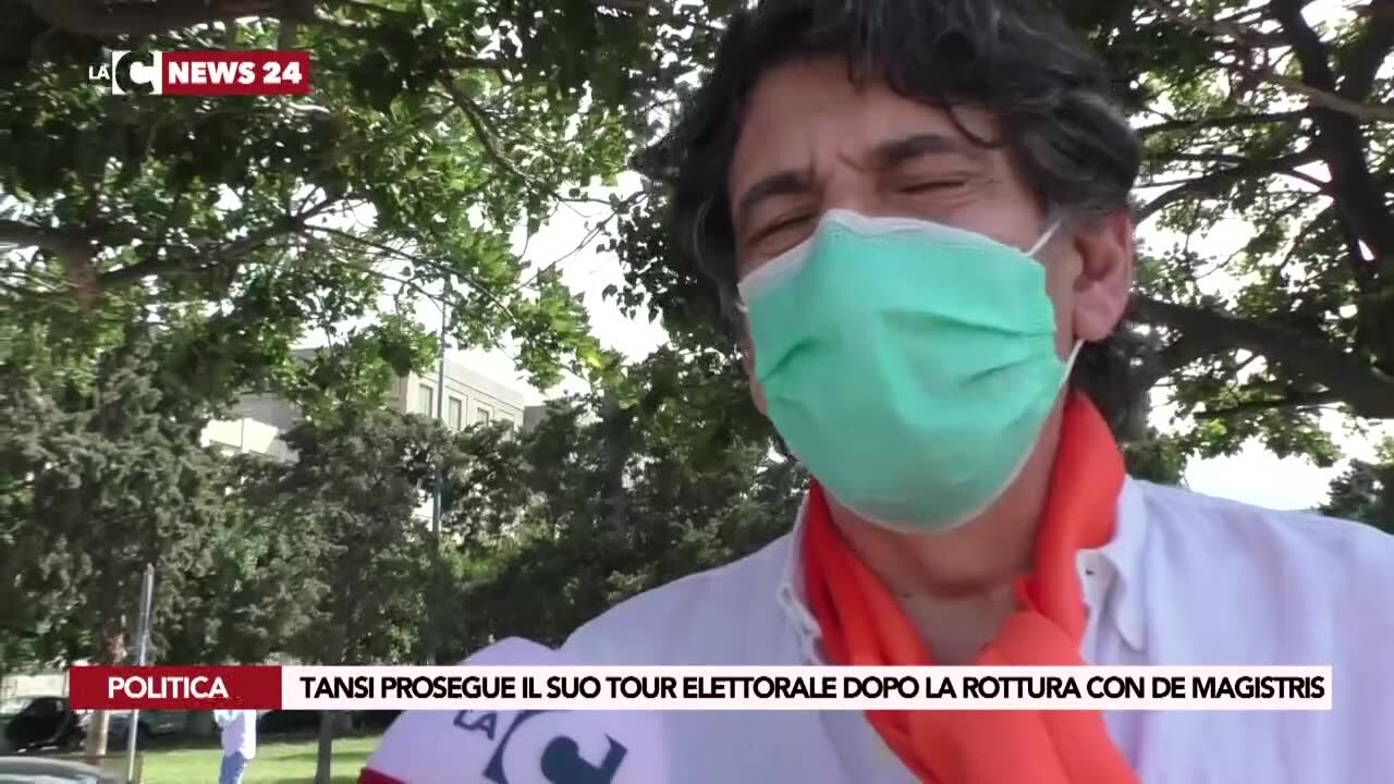 Tansi prosegue il suo tour elettorale dopo la rottura con De Magistris