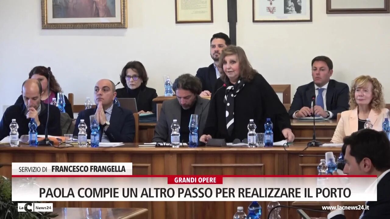 Paola compie un altro passo per realizzare il porto