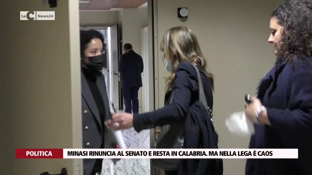 Minasi rinuncia al Senato e resta in Calabria. Ma nella Lega è caos