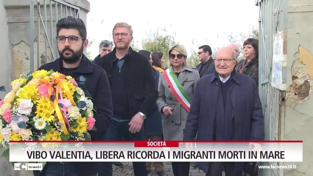 Vibo Valentia, Libera ricorda i migranti morti in mare