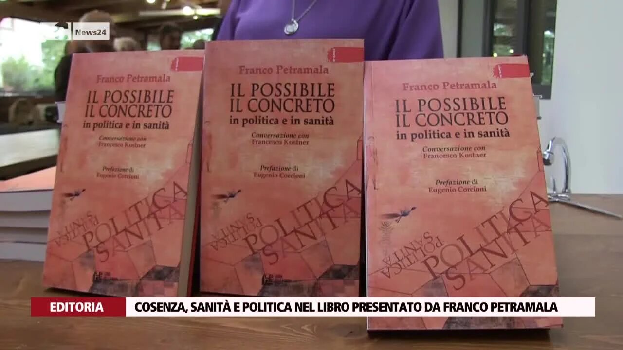 Cosenza, sanità e politica nel libro presentato da Franco Petramala