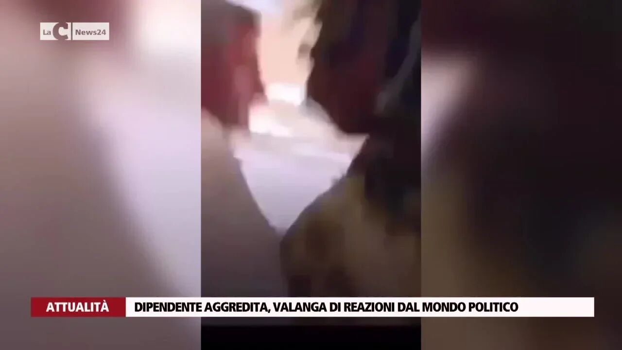 Dipendente aggredita, valanga di reazioni dal mondo politico