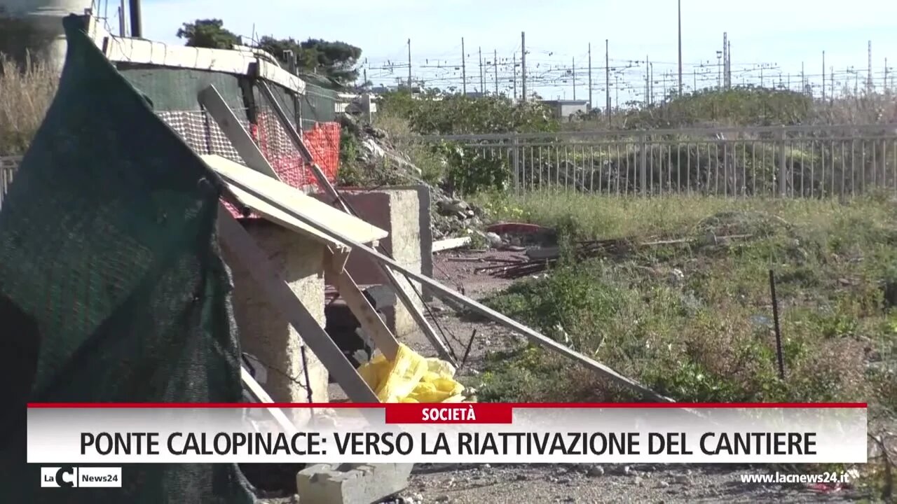 Ponte Calopinace, verso la riattivazione del cantiere