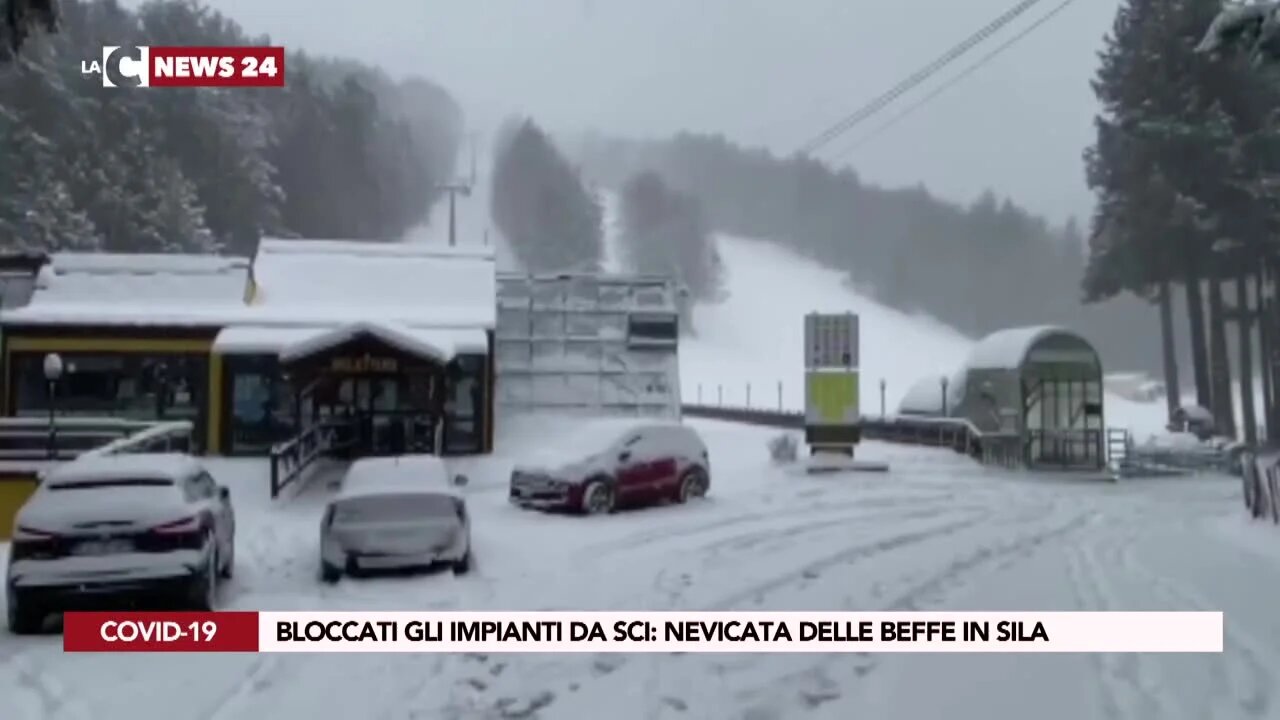 Bloccati gli impianti da sci: nevicata delle beffe in Sila