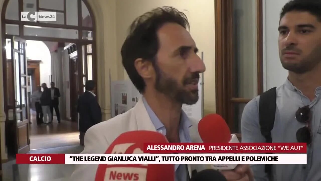 “The Legend Gianluca Vialli”, Tutto pronto tra appelli e polemiche · Video  LaC News24