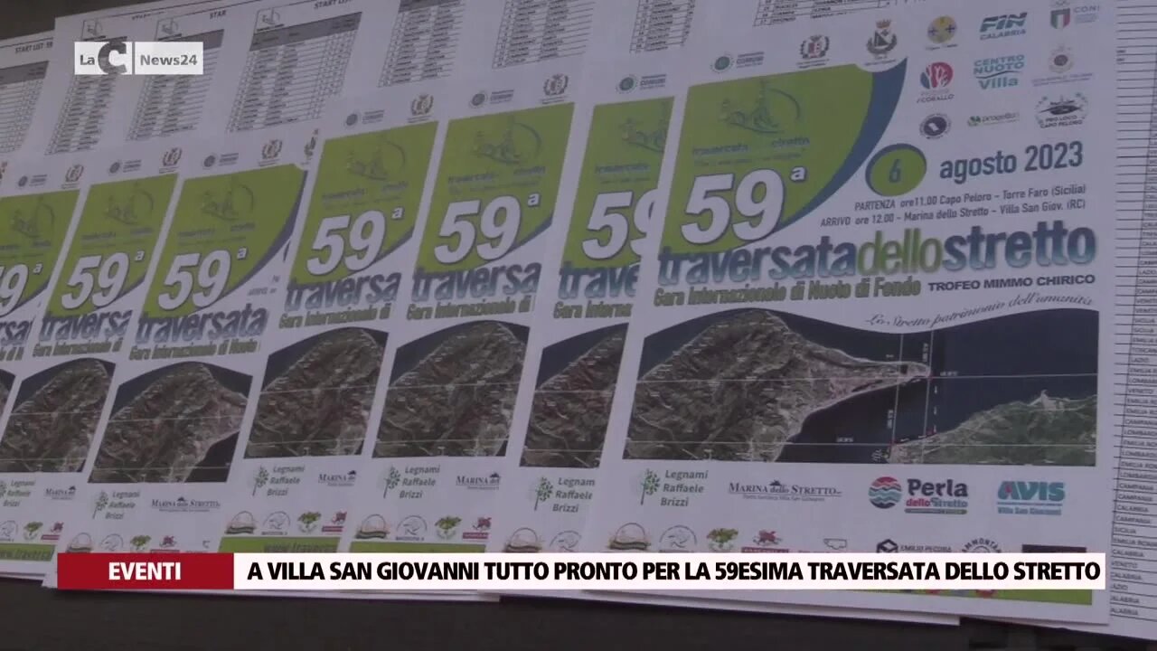 A Villa San Giovanni tutto pronto per la 59esima traversata dello stretto