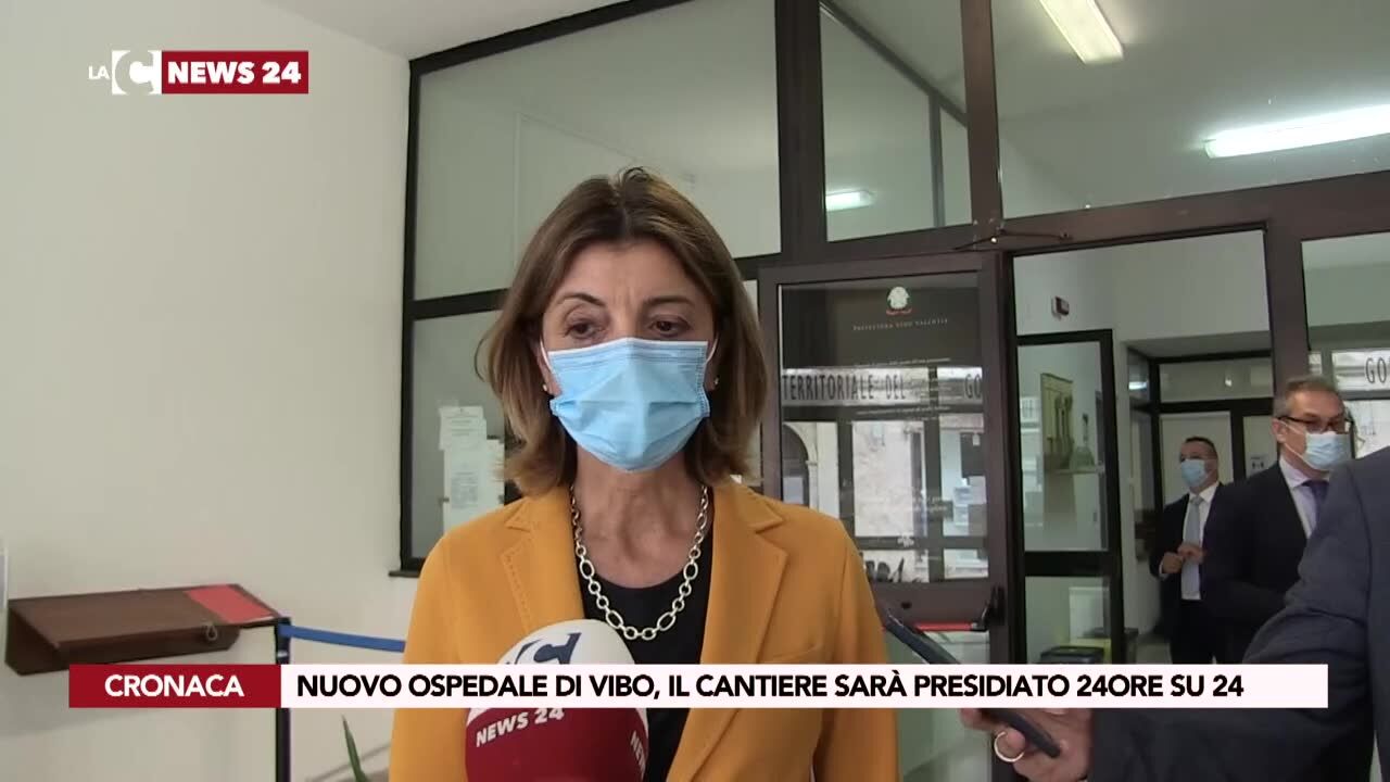 Nuovo ospedale di Vibo, il cantiere sarà presidiato 24ore su 24