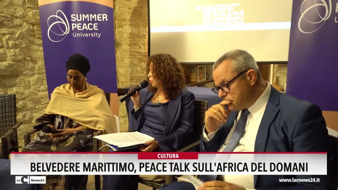 Belvedere Marittimo peace talk sull'Africa del domani