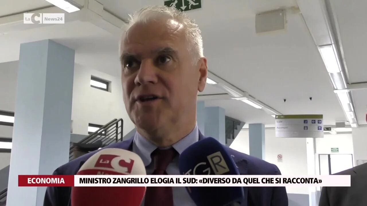 Ministro Zangrillo elogia il Sud: «Diverso da quel che si racconta»