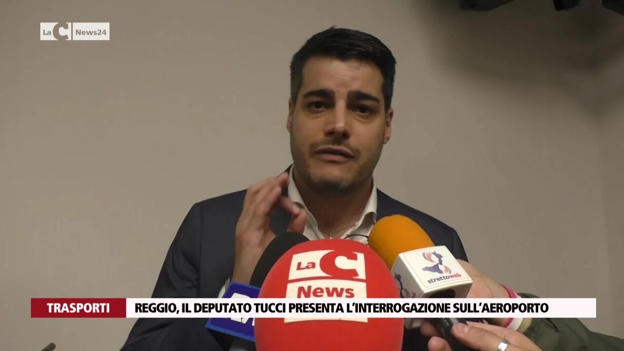 Reggio, il deputato Tucci presenta l’interrogazione sull’aeroporto