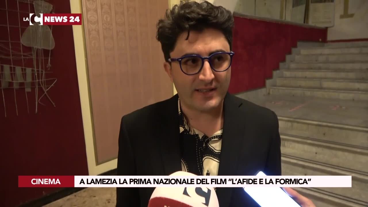 Lamezia, prima nazionale del film con Beppe Fiorello “L’afide e la formica”