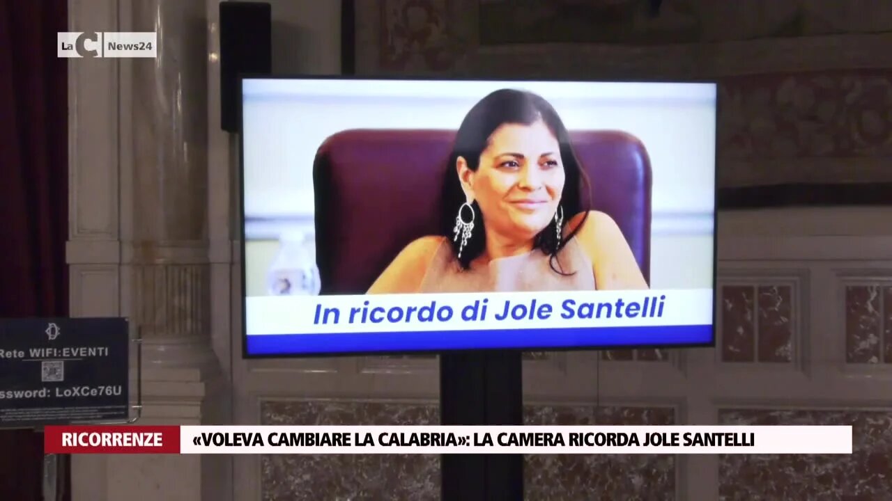 «Voleva cambiare la Calabria»: la camera ricorda Jole Santelli