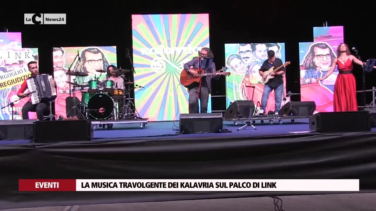 La musica travolgente dei Kalavria sul palco di Link