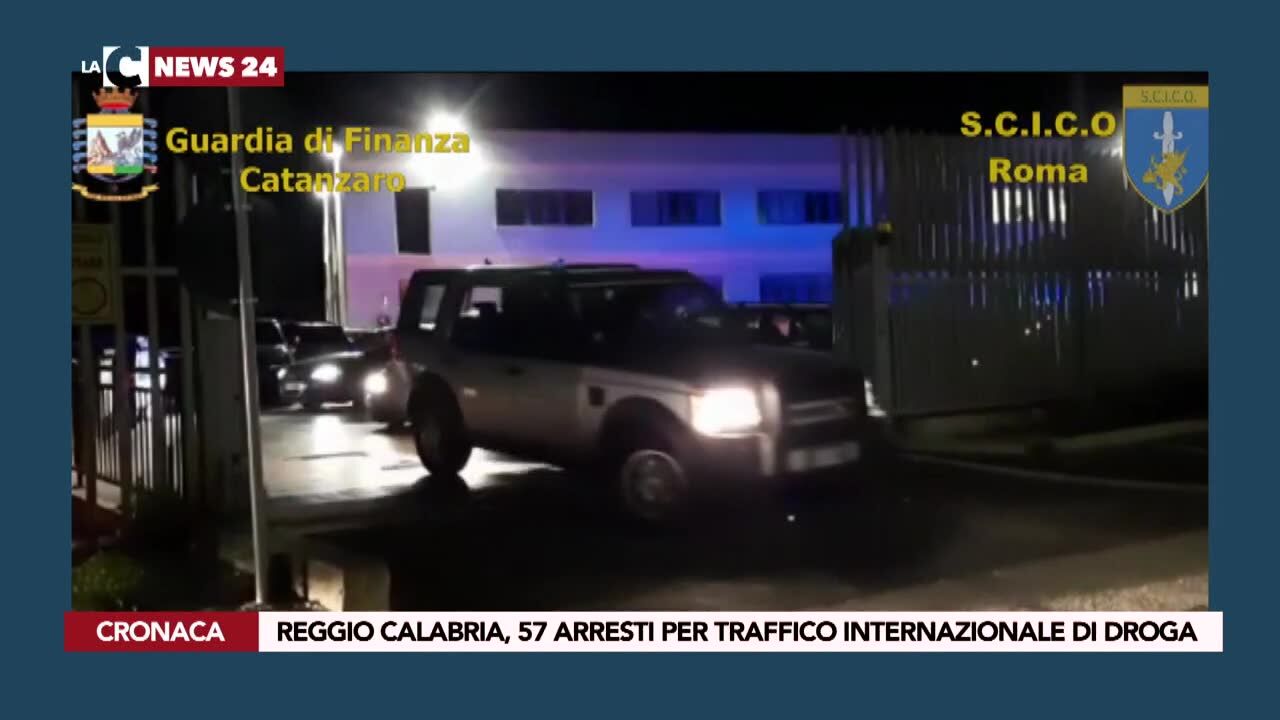 Reggio Calabria, 57 arresti per traffico internazionale di droga